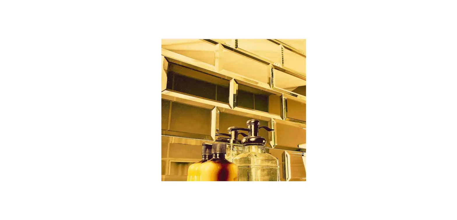 Abolos Ref0306-gobx Gold Beveled Subway 3 In. X 6 In. Glass Mirror Instructions