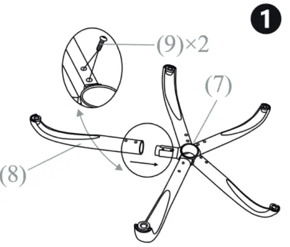 SMUG HLC-1839 Office Chair - 2