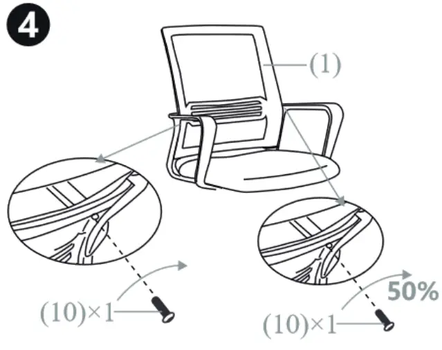 SMUG HLC-1839 Office Chair - 5