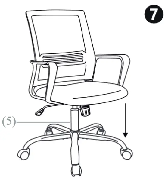 SMUG HLC-1839 Office Chair - 8