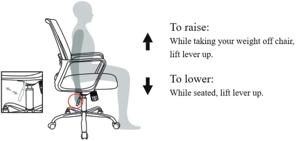 SMUG HLC-1839 Office Chair - 9