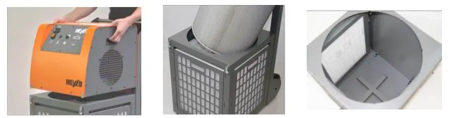 HEYLO PF 3500 Construction Air Purifier - Main filter