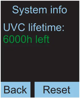 LENA LIGHTING UV C Sterilon Hepa LCD Control Panel - fig 17