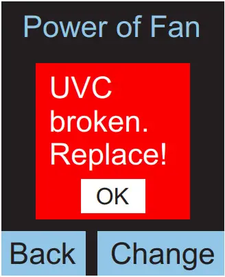 LENA LIGHTING UV C Sterilon Hepa LCD Control Panel - fig 18