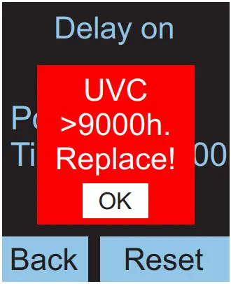 LENA LIGHTING UV C Sterilon Hepa LCD Control Panel - fig 19