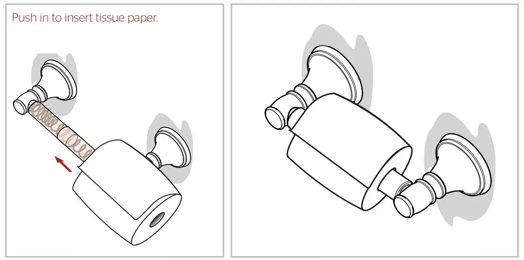 Paper Holder Installation