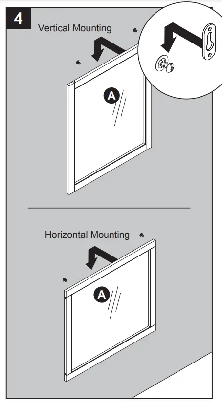 allen roth 1227MR 28 287 Sea Green Rectangular Framed Bathroom Vanity Mirror-fig9