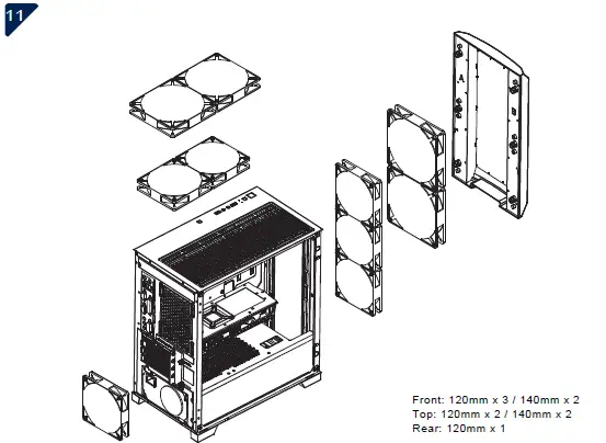 SILVERSTONE-FARA 312-High-Airflow-and-High-Capacity-MATX-Gaming-Chassis-17