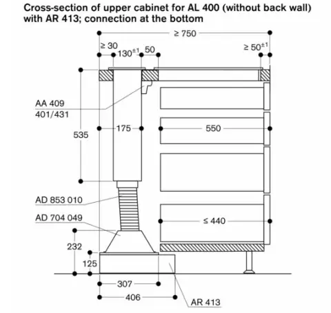 GAGGENAU AL400121 400 Series Table Ventilation - Figure 11