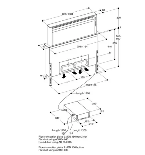 GAGGENAU AL400121 400 Series Table Ventilation - Figure 12
