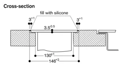 GAGGENAU AL400121 400 Series Table Ventilation - Figure 3