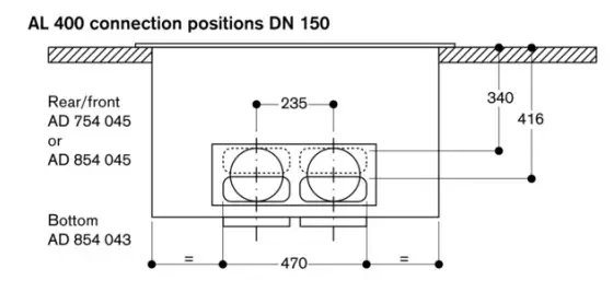 GAGGENAU AL400121 400 Series Table Ventilation - Figure 4