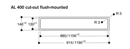 GAGGENAU AL400121 400 Series Table Ventilation - Figure 6