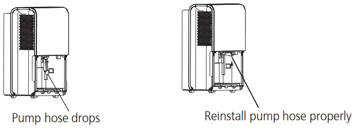 Midea MDDP50 Ultra large Capacity Dehumidifier - Removing the collected water 3