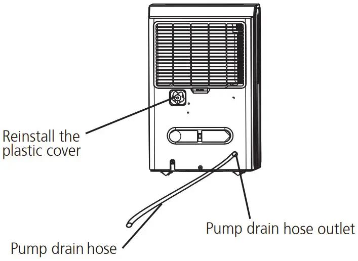Midea MDDP50 Ultra large Capacity Dehumidifier - Removing the collected water 5