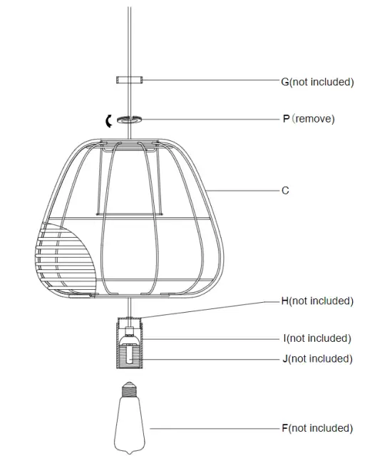 Lucci 099350 Kauai 1 Light Medium Batten Fix in Natural - Figure 3