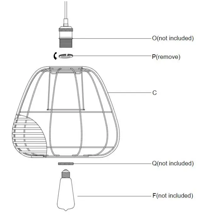 Lucci 099350 Kauai 1 Light Medium Batten Fix in Natural - Figure 5