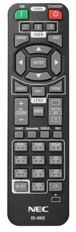 SHARP PV Series Professional Projectors - Remote control