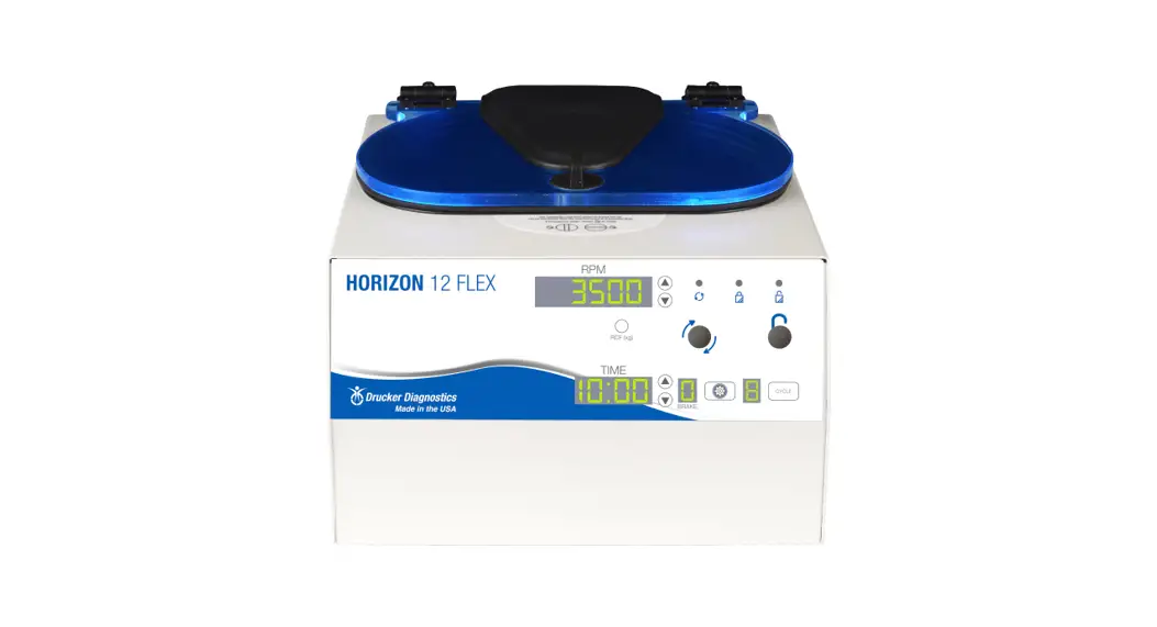 Drucker Diagnostics Horizon 12 Flex Programmable Routine Centrifuge User Manual