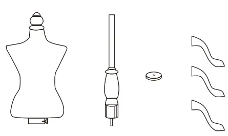 JAXPETY SY18E0212 Half Length Foam and Brushed Fabric Coating Lady - Components