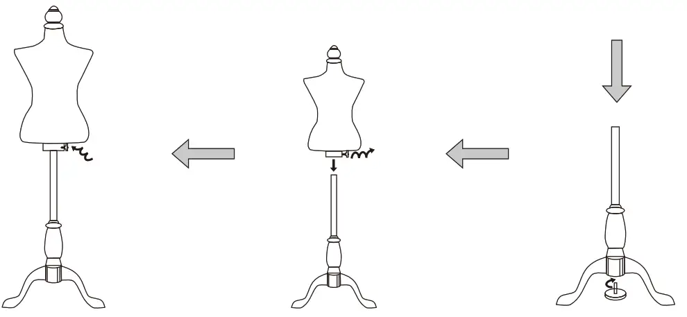 JAXPETY SY18E0212 Half Length Foam and Brushed Fabric Coating Lady - Components2