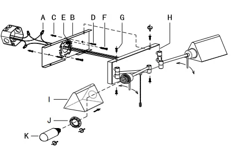 JONATHAN Y Y JYL6016 Farmhouse Industrial Double Swing Arm Iron LED Wall (2)