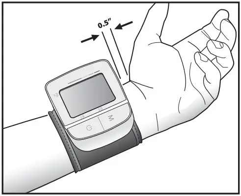 SMARTHEART 01 743T Automatic Digital Blood Pressure Wrist Monitor - Wrist Cuff 2