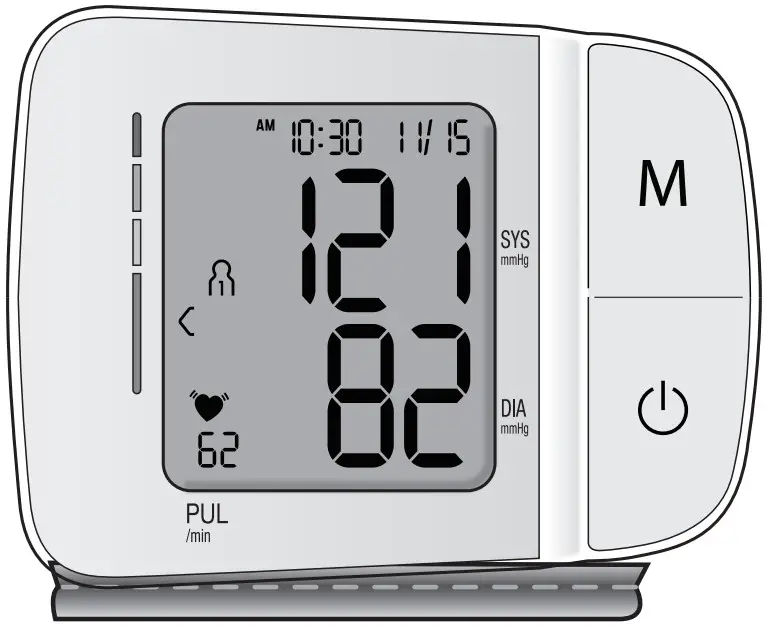 SMARTHEART 01 743T Automatic Digital Blood Pressure Wrist Monitor