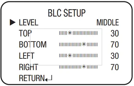 Hanwha Techwin HCZ 6321 High Resolution 32X Zoom Color Camera - BLC SETUP