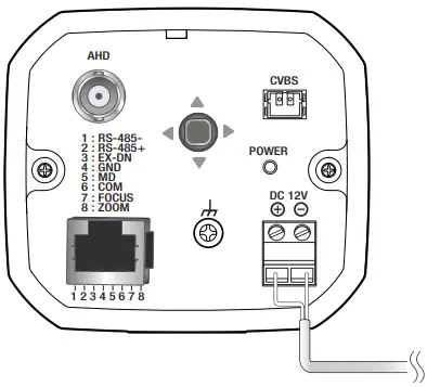 Hanwha Techwin HCZ 6321 High Resolution 32X Zoom Color Camera - CONNECTING TO POWER