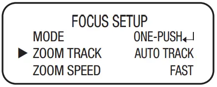 Hanwha Techwin HCZ 6321 High Resolution 32X Zoom Color Camera - FOCUS SETUP 2