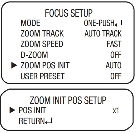 Hanwha Techwin HCZ 6321 High Resolution 32X Zoom Color Camera - FOCUS SETUP 4
