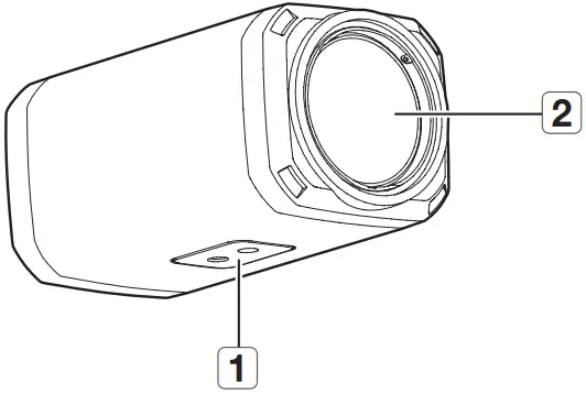 Hanwha Techwin HCZ 6321 High Resolution 32X Zoom Color Camera - FRONT SIDE