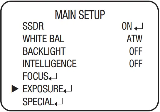 Hanwha Techwin HCZ 6321 High Resolution 32X Zoom Color Camera - MAIN SETUP 2