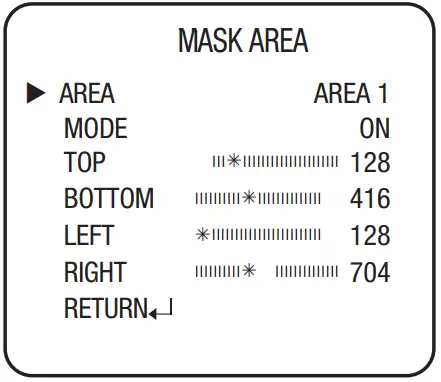 Hanwha Techwin HCZ 6321 High Resolution 32X Zoom Color Camera - MASK AREA