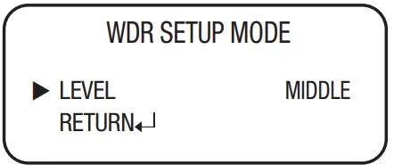 Hanwha Techwin HCZ 6321 High Resolution 32X Zoom Color Camera - WDR SETUP MODE