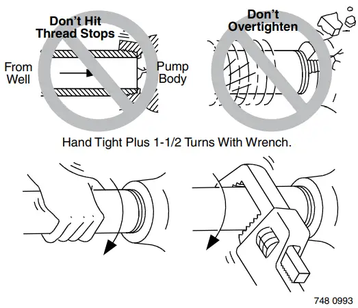 Sta Rite PD2HD L Corrosion Resistant Self Priming Centrifugal Pump - overtighten