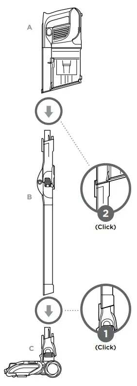 Shark IZ1440H DuoClean PowerFins Cordless Vacuum with Self-Cleaning Brushroll- ASSEMBL