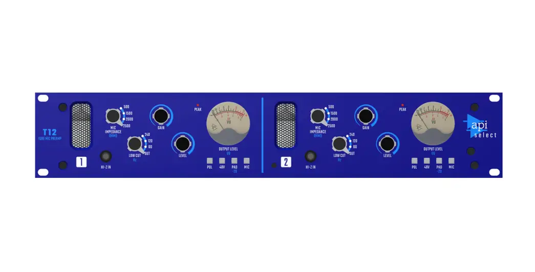 Api Audio T12 Tube Mic Preamp Microphone Pre Amplifier User Guide