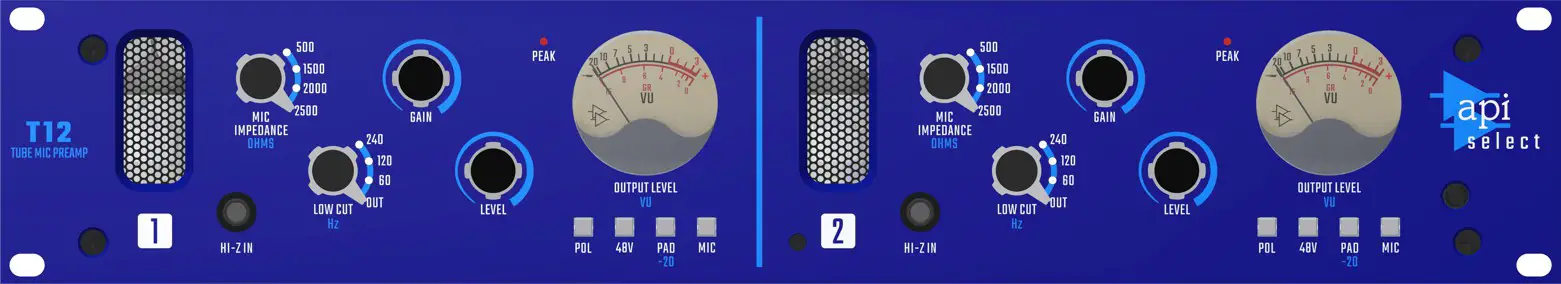 api audio T12 Tube Mic Preamp Microphone Pre