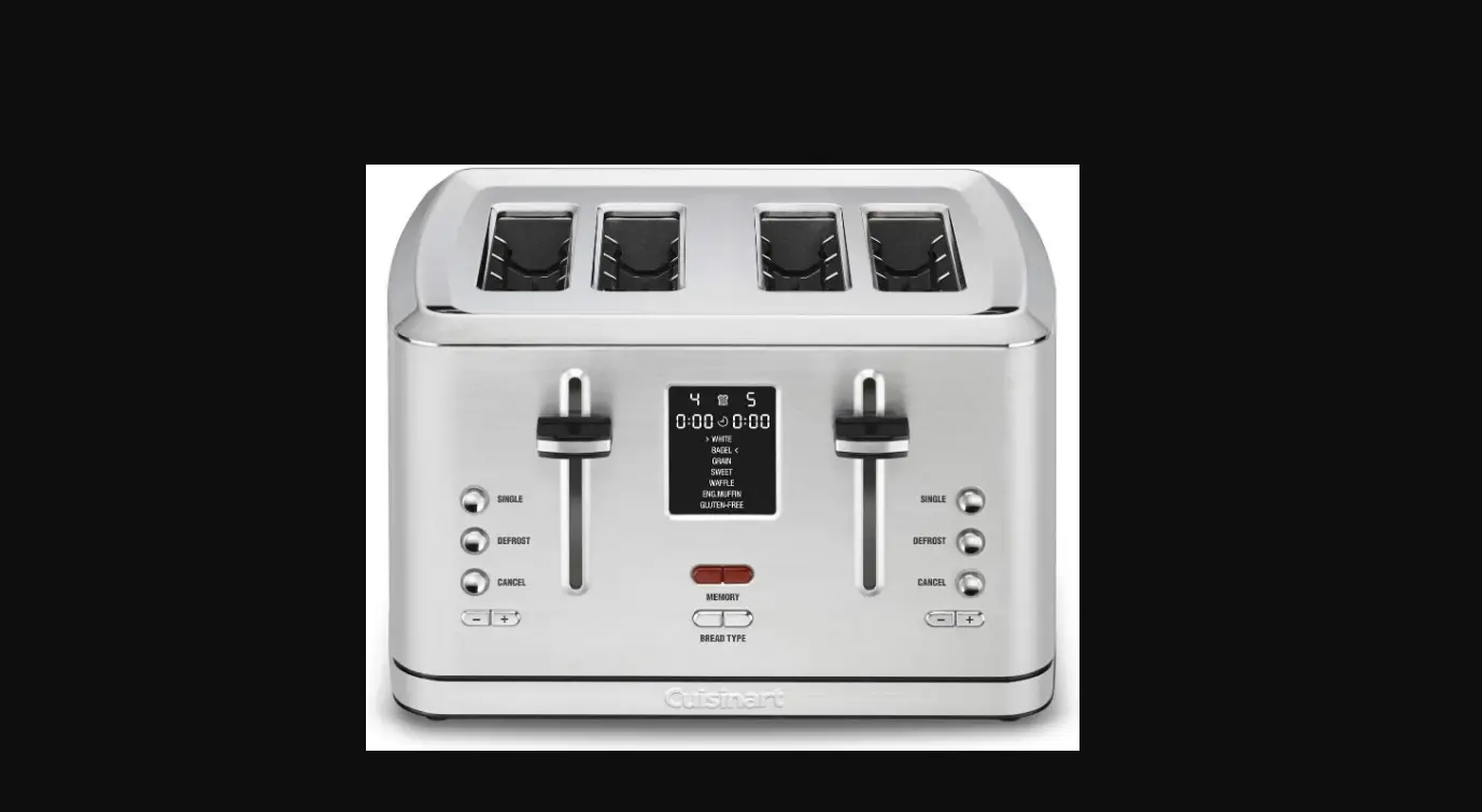 Cuisinart Cpt-740 4-slice Digital Toaster With Memoryset Instruction Manual