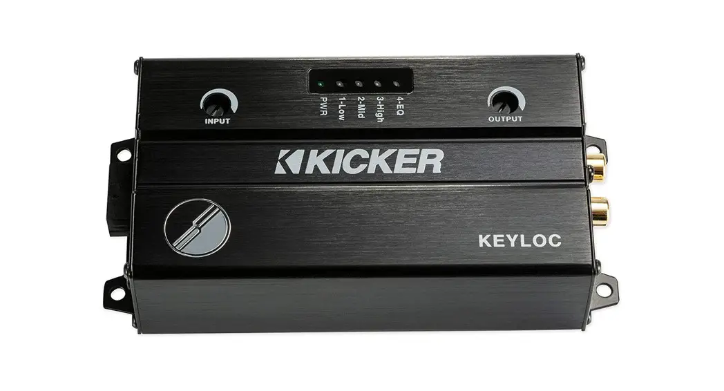 Kicker Keyloc Dsp-powered Line Output Converter Owner's Manual