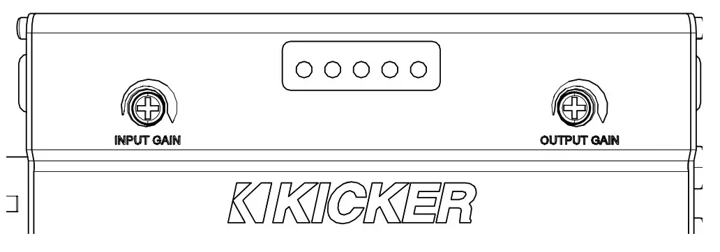 KICKER KEYLOC DSP-Powered Line Output Converter-preamp- hear distortion