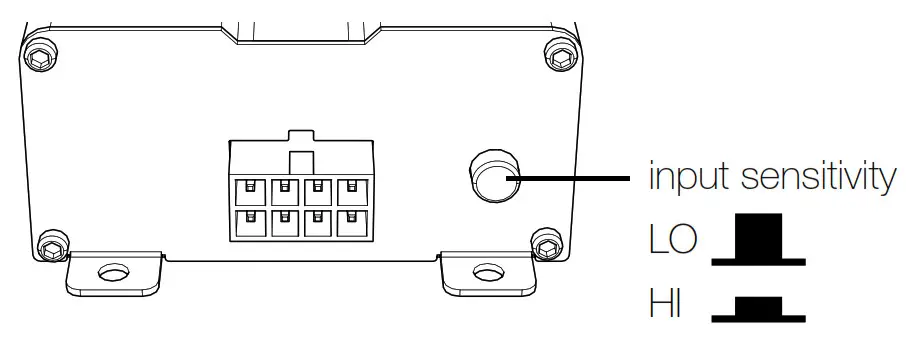 KICKER KEYLOC DSP-Powered Line Output Converter-switch to LO