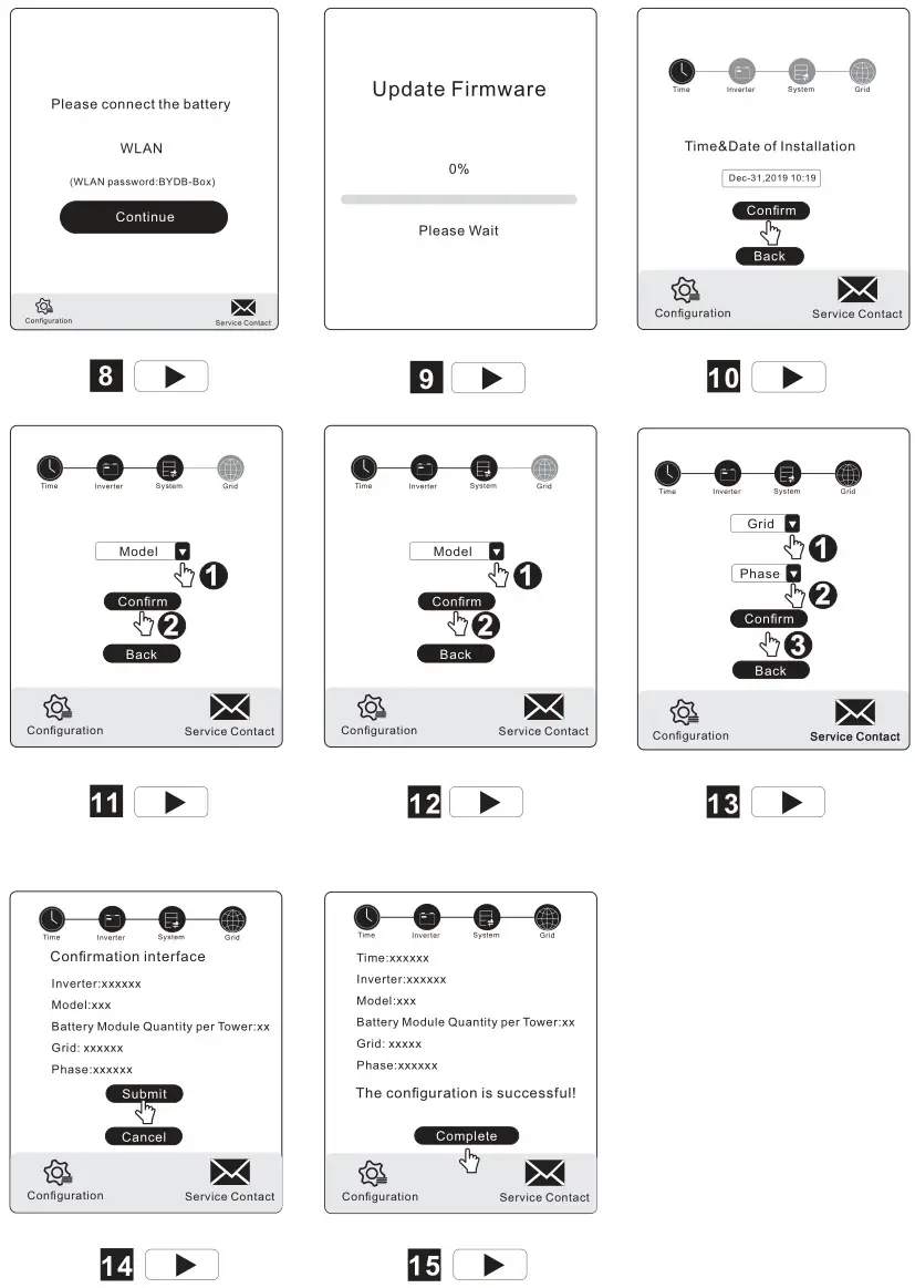 BYD HVS 5.1 High Voltage Battery System - Configuration 2