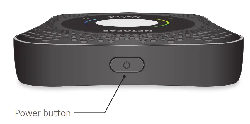 Power on your mobile router