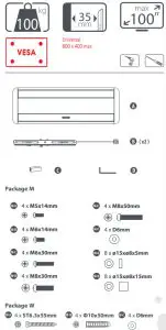 ONE FOR ALL WM5620 Dynamic Tilting TV Wall Mount fig