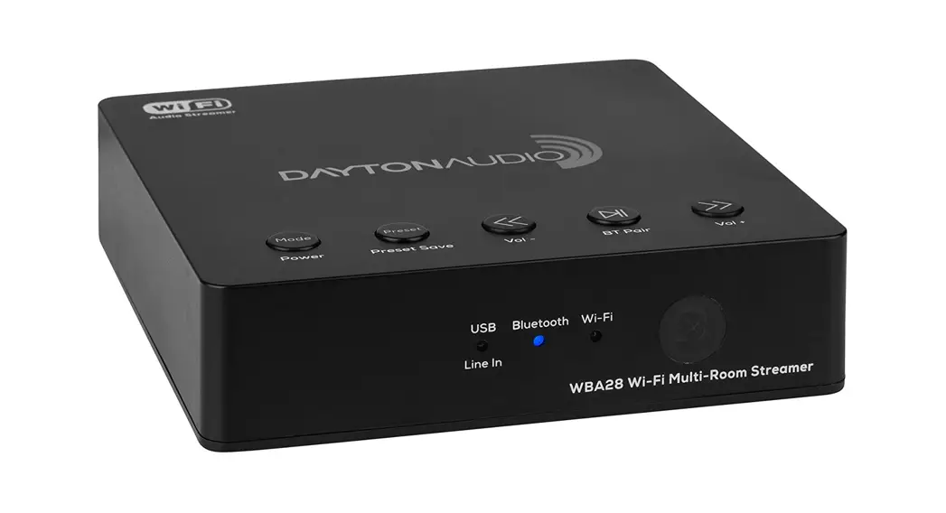 Daytonaudio Wba28 Wi-fi Bluetooth Multi-room Streamer With Ir Remote User Guide