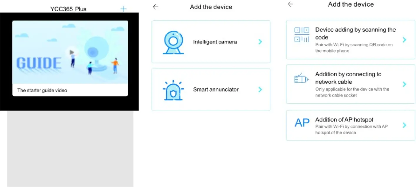 Connecting by Scanning the QR Code