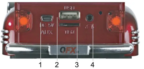 QFX BT-1953 On The Go Light + Sound Speaker fig1